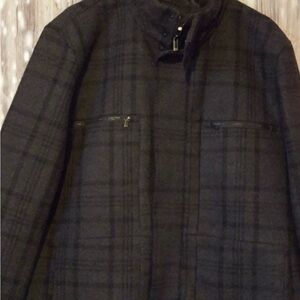 Calvin Klein Men’s Slim Fit Wool Blend Short Jacket size XL
